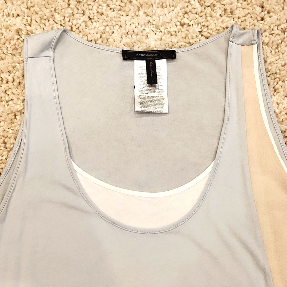 BCBGMaxAzria Color Block Tank size L - Picture 2 of 8